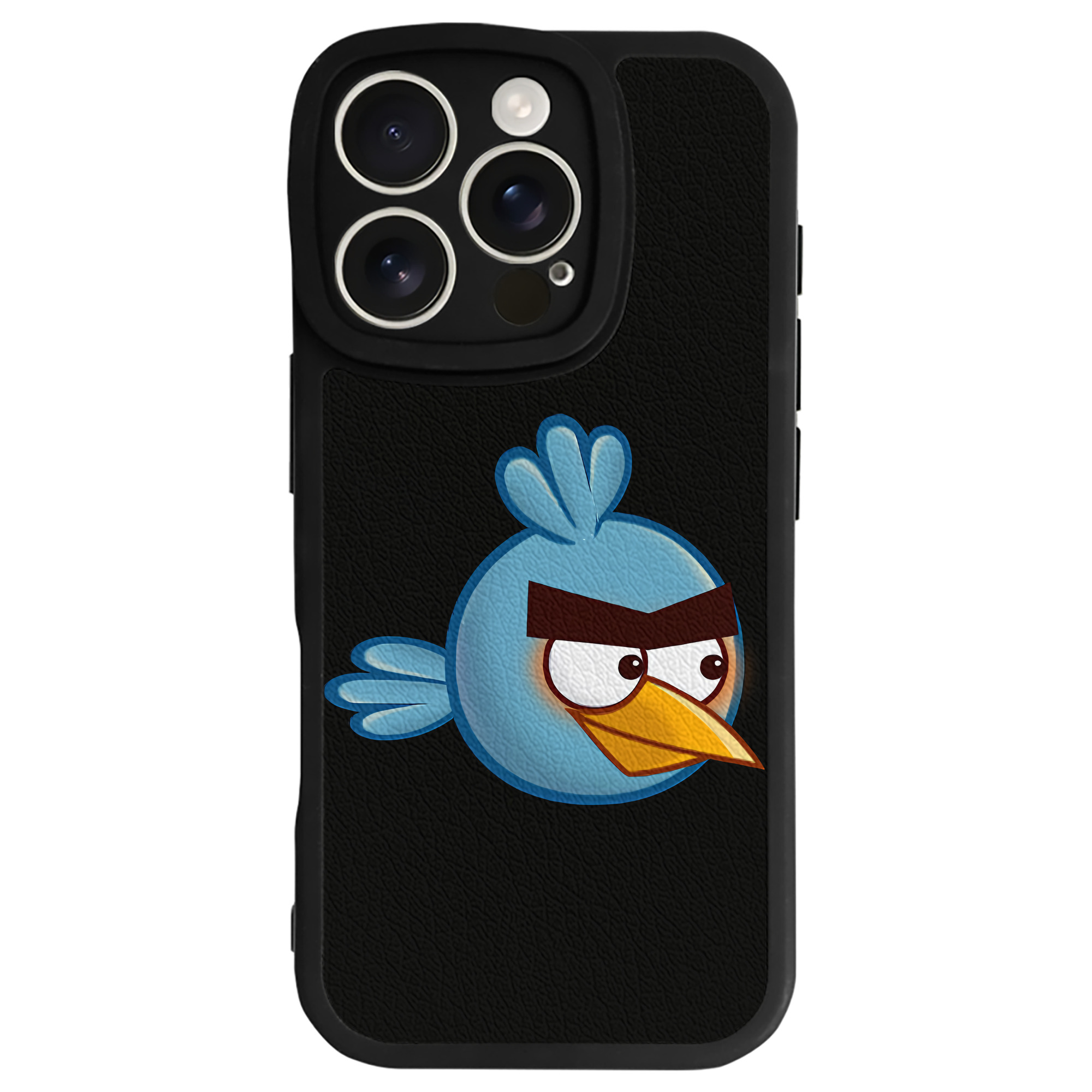 （画像用） Angry Birds アングリーバード 【iPhone 16シリーズ対応】シリコンスマホケース（レザー調） 材質：シリコン
